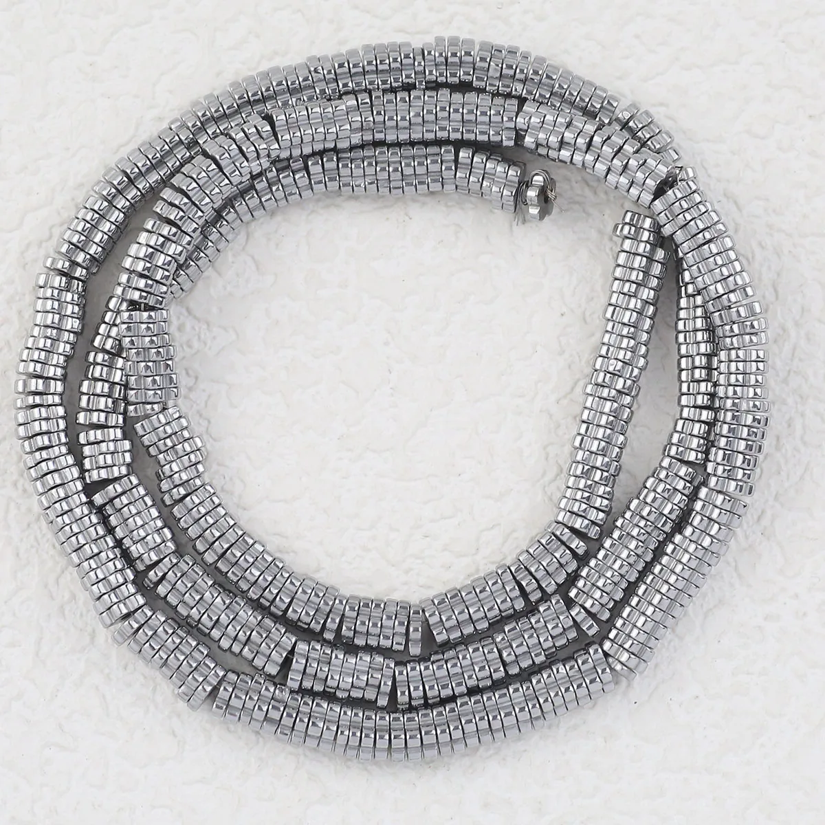 Gold-Plated Hematite Plum Blossom Beads