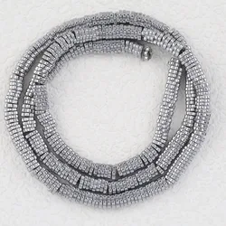 Gold - Plated Hematite Plum Blossom Beads - 4x1MM 385pcs (White K)