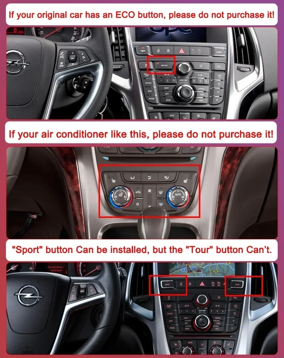 Srnubi 2 Din Android Auto Carplay Auto Radio Für Opel Astra J 2009-2015 GPS Navigation Multimedia Video Player DVD head Unit Wifi – Detail 3