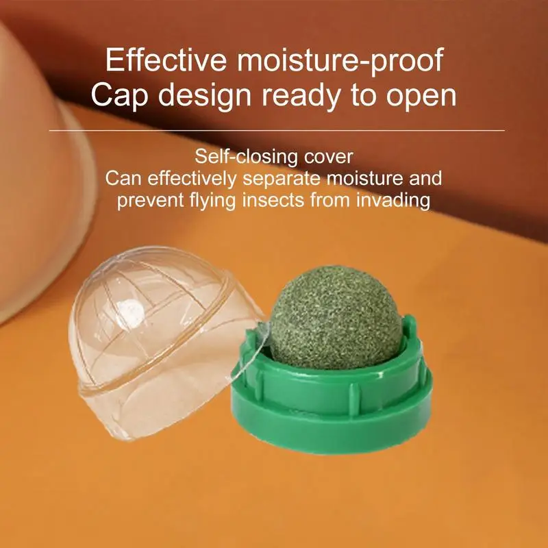 

Самоклеящиеся игрушки для кошачьей мяты, вращающиеся кошачьи мячи, против укусов, для дразнивания зубов