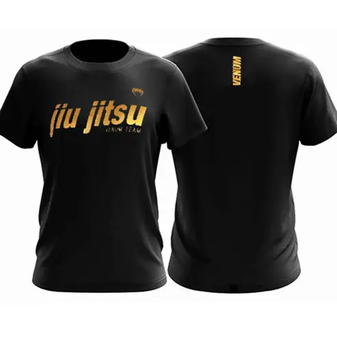 Men's Cotton T-shirt Summer Loose Short Sleeves Venom Letter T-Shirt Sports Crew Neck Casual Men's Running Training Top
