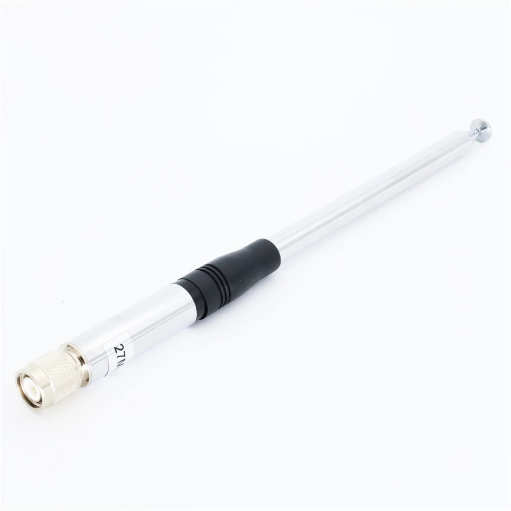 CB 27MHz TNC Antenna Connector 9 Inch to 51 Inch Telescopic Flexible Radio Handheld Antenna Radio Aerial P5V0