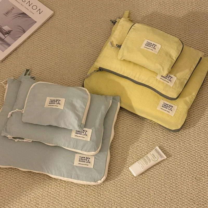 Lightweight Travel Organiser Nylon Fabric Waterproof Luggage Organiser Clothes Underwear Storage Bag Clothes Dispenser Bag 2
