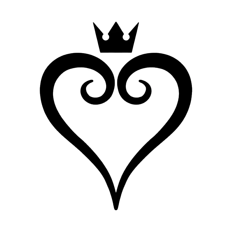 

Виниловые автомобильные наклейки Kingdom Hearts, уникальные современные наклейки на заднее окно