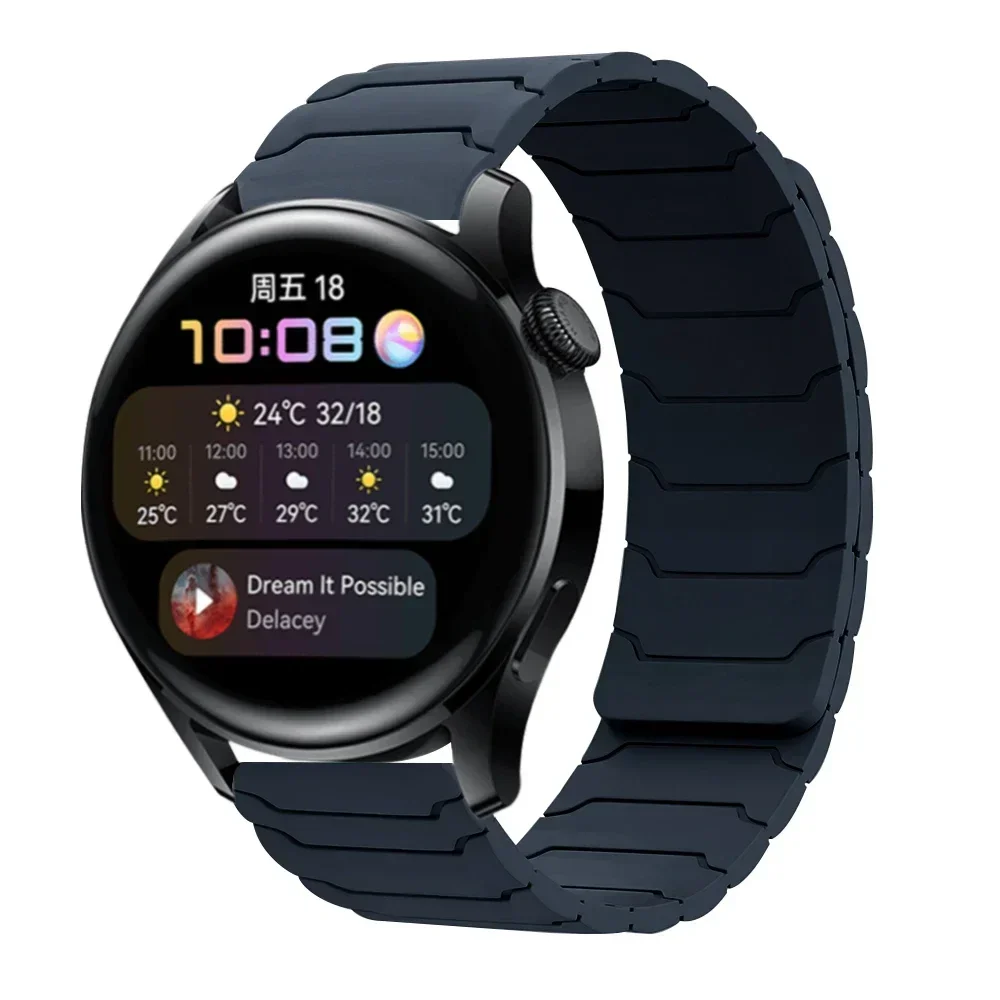 Magnetic Loop Silicone Watchband - 20mm Replacement Strap