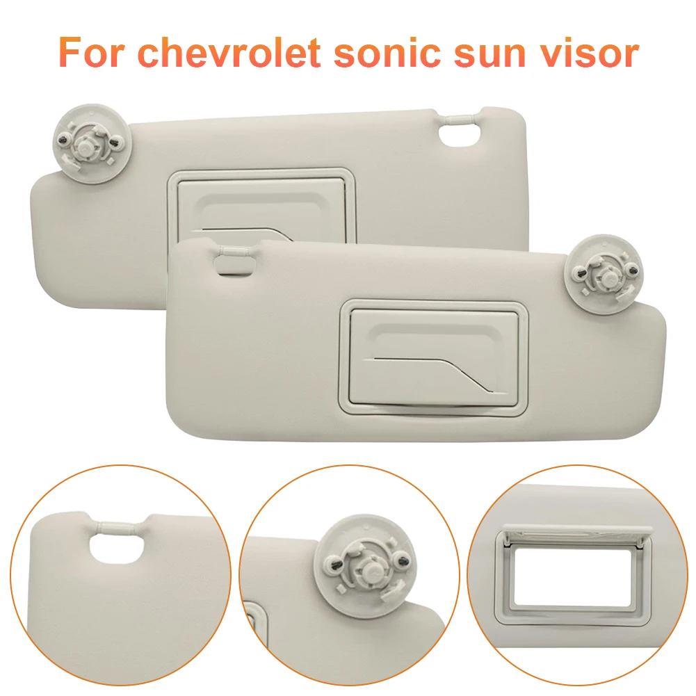 Visera Solar Chevy Sonic/spark 2012-2016 Gris Lh | Meses sin interés