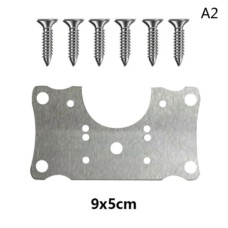 Kitchen Cupboard Door Hinge Repair Plate Cabinet Hinge Repair Kit Side Panels Mount Plates Drawer Window Furniture Accessories hinge repair plates