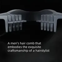 Peigne volumateur pour cheveux, outil de coiffage texturé en plastique ABS pour cheveux normaux, effet naturel, lifting et couverture des racines des cheveux 3