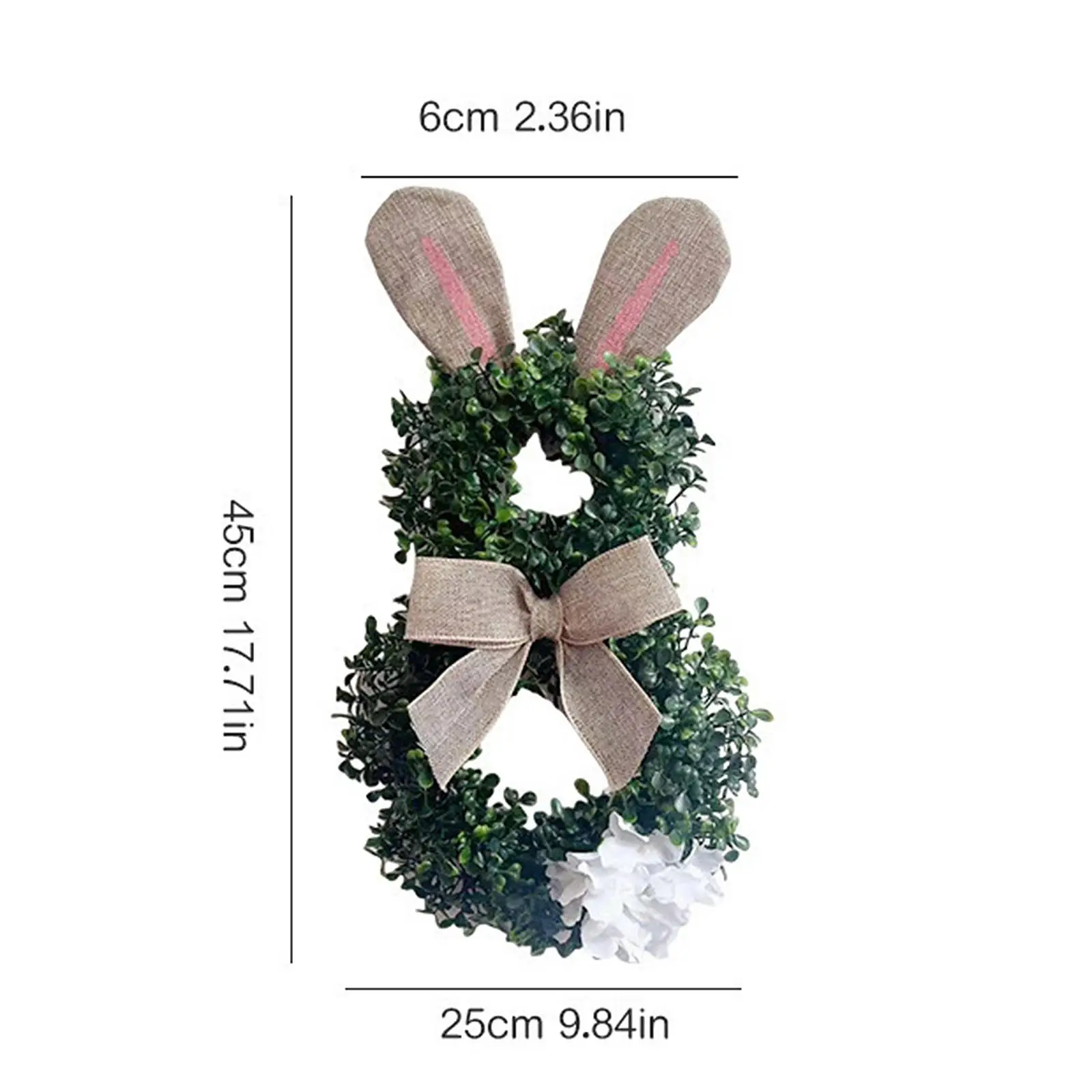  Creative Handicrafts Happy Easter with Bow Knot for Easter Indoor Party Supply Festival Decorations