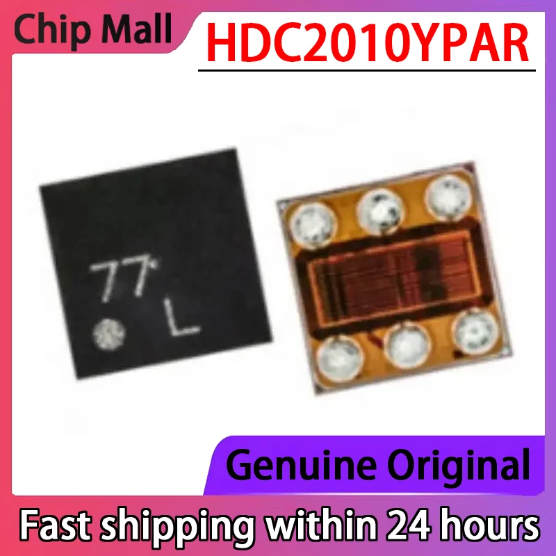 

2PCS New Original HDC2010YPAR Screen Printed L DSBGA6 Temperature and Humidity Sensor in Stock