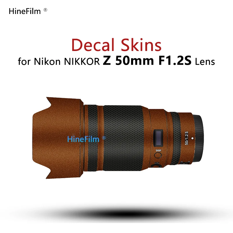 Nikkor Z 50 1.2 S Lens Decal Skin 501.2 Wrap Film Per Nikon Nikkor Z 50Mm F/1.2 S Lens Protector Coat Wrap Cover Sticker