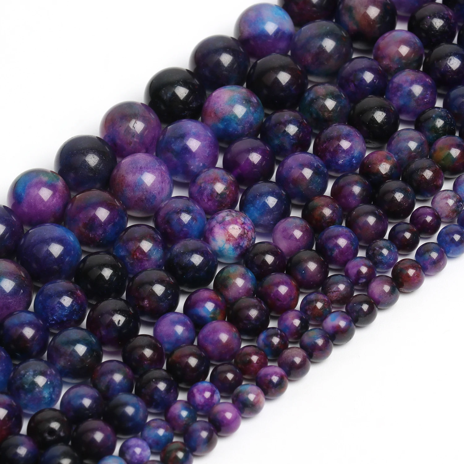 Рисунок 4 - Бусины из натурального камня Sugilite