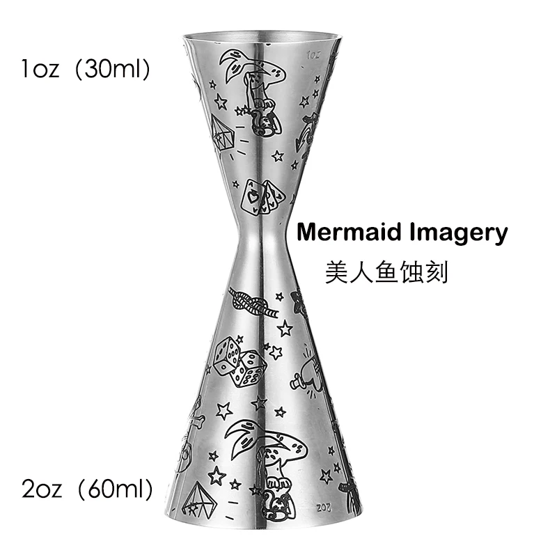 Japanese-Style Jigger Double Cocktail Jigger Bar Measures 30/60ml 30/45ml