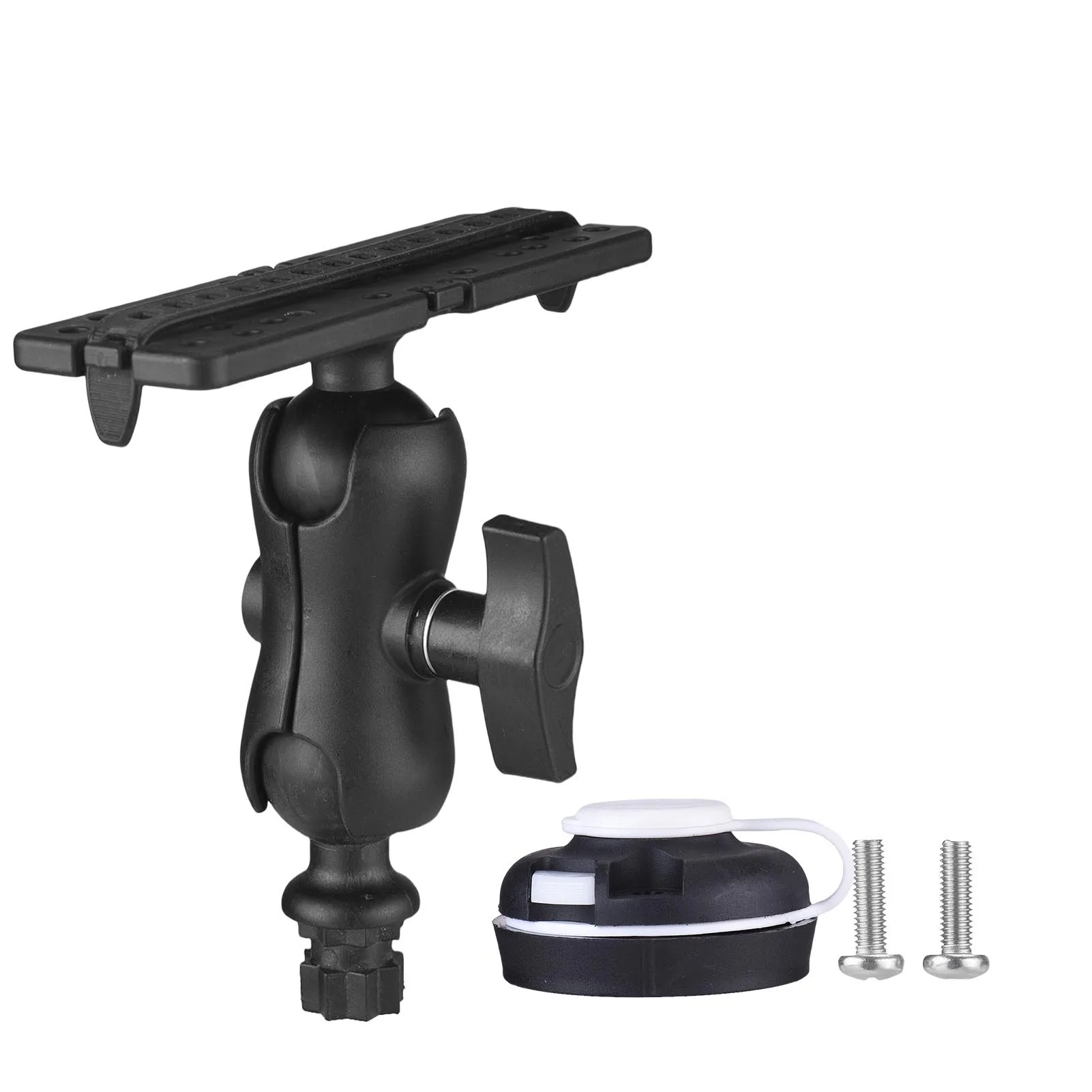 Support sondeur kayak sur rail avec base rectangulaire - système d'installation accessoires pêche kayak