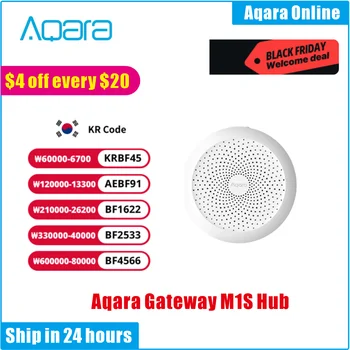 Aqara-M1S 허브 게이트웨이, RGB Led 야간 조명, Zigbee 2022 Siri 음성 앱 원격 제어 가정용 작업 Mijia 앱 HomeKit, 3.0 최신