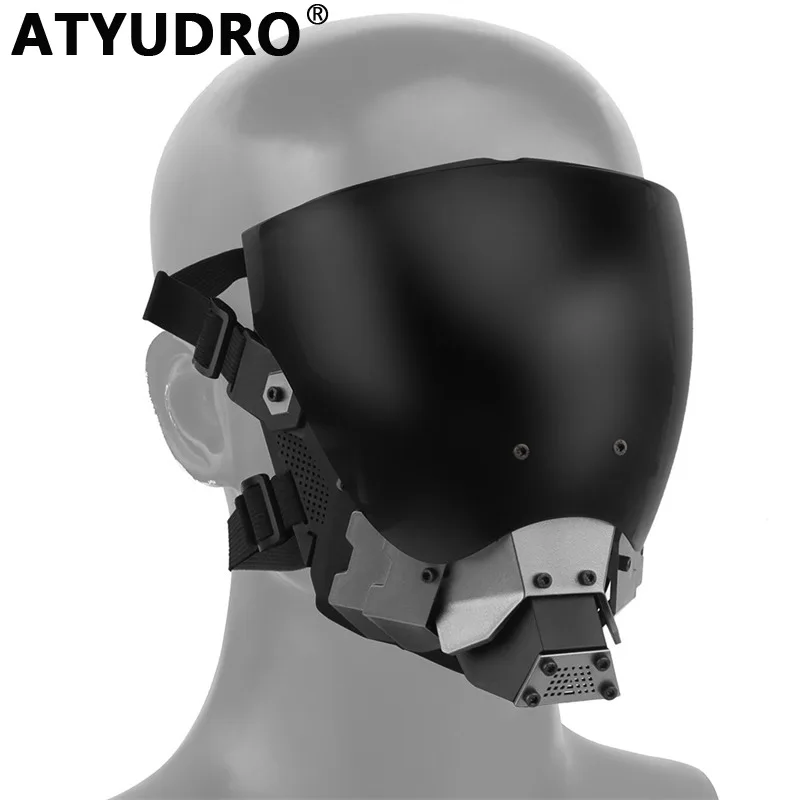 

ATYUDRO Tactical Commander Mask Full Face Safety Protective Outdoor Sports Equipment Shooting CS Wargame Paintball Accesories