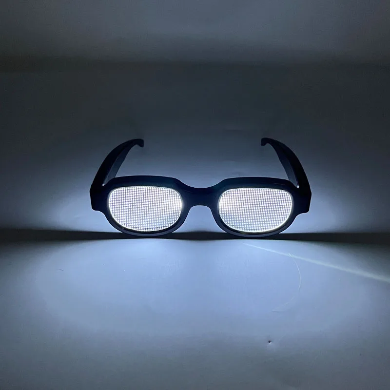 LED Light-Up Glasses Cyberpunk Style Cosplay Accessory for Adults (Generic)