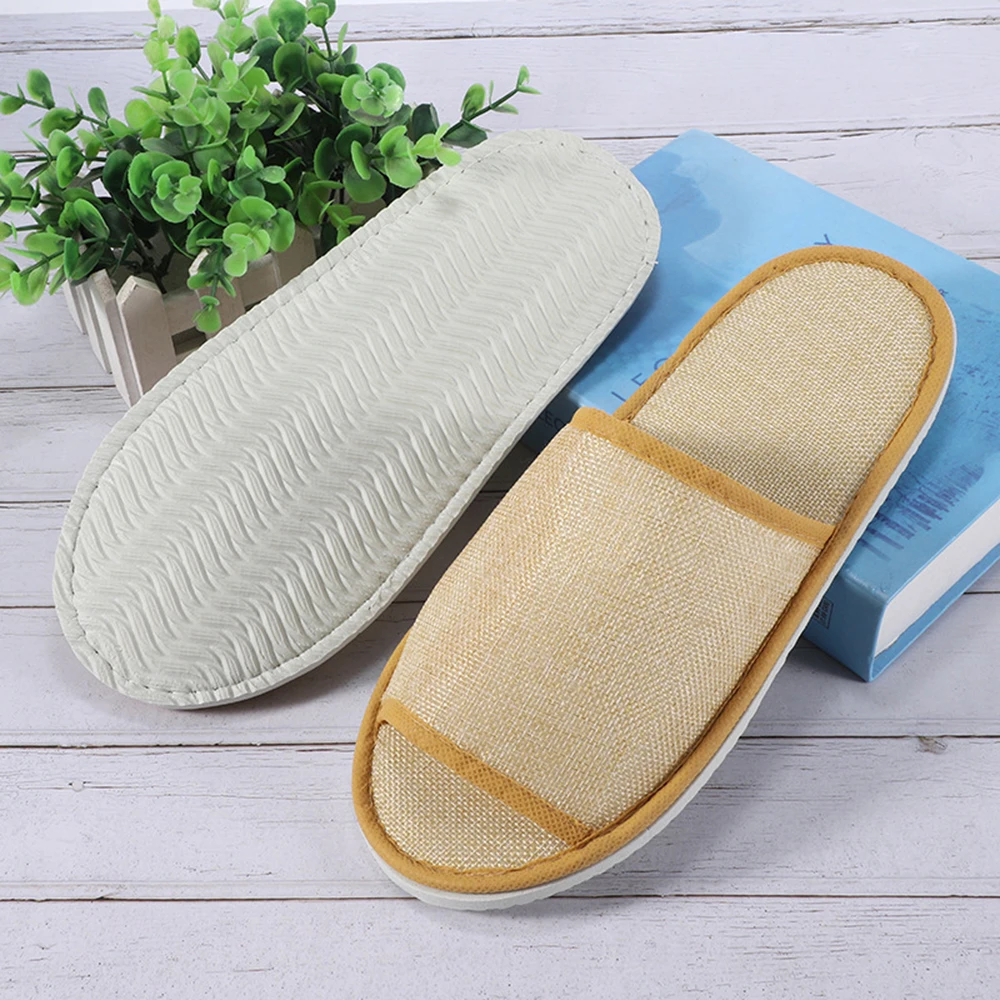 Hotel Slippers Men Womens Travel Disposable Slippers SPA Guest