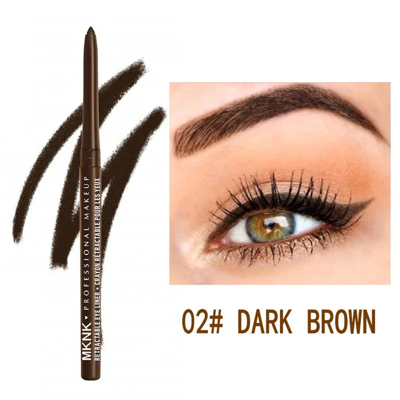 Wasserdichter Schwarzer Eyeliner Stift Langhaftend Wischfest_voghion.com