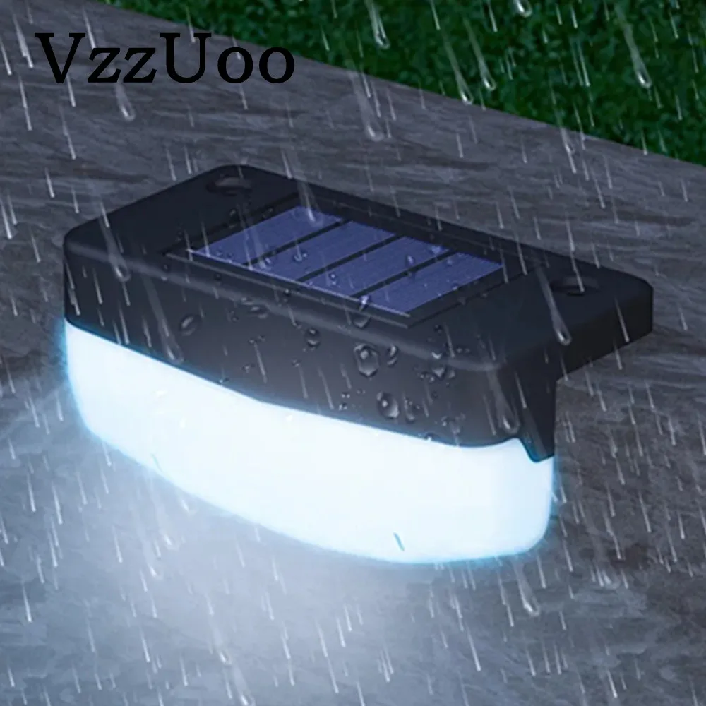 VzzUoo LED Solar Stair Light Waterproof Outdoor Garden Passage Courtyard Terrace Guardrail Step Light Landscape solar lights solar landscape lights solar stair lights