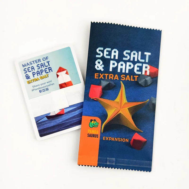 SEA SALT AND PAPER EXTRA SAL Family and Party, Funny Table Game, Friends Entertainment, Strategy Game
