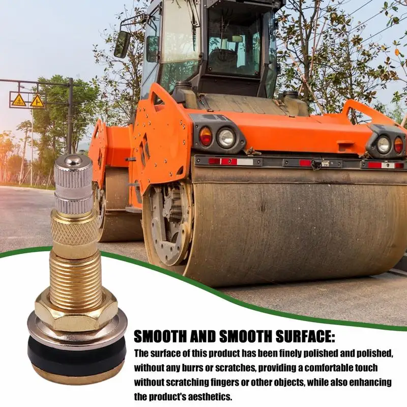 Tubeless Valve Stem Brass TR618A Agriculture Valve Stem Tire Tools Tire Valves Tire Stem Tire Valve Stem Caps for Tractor Use