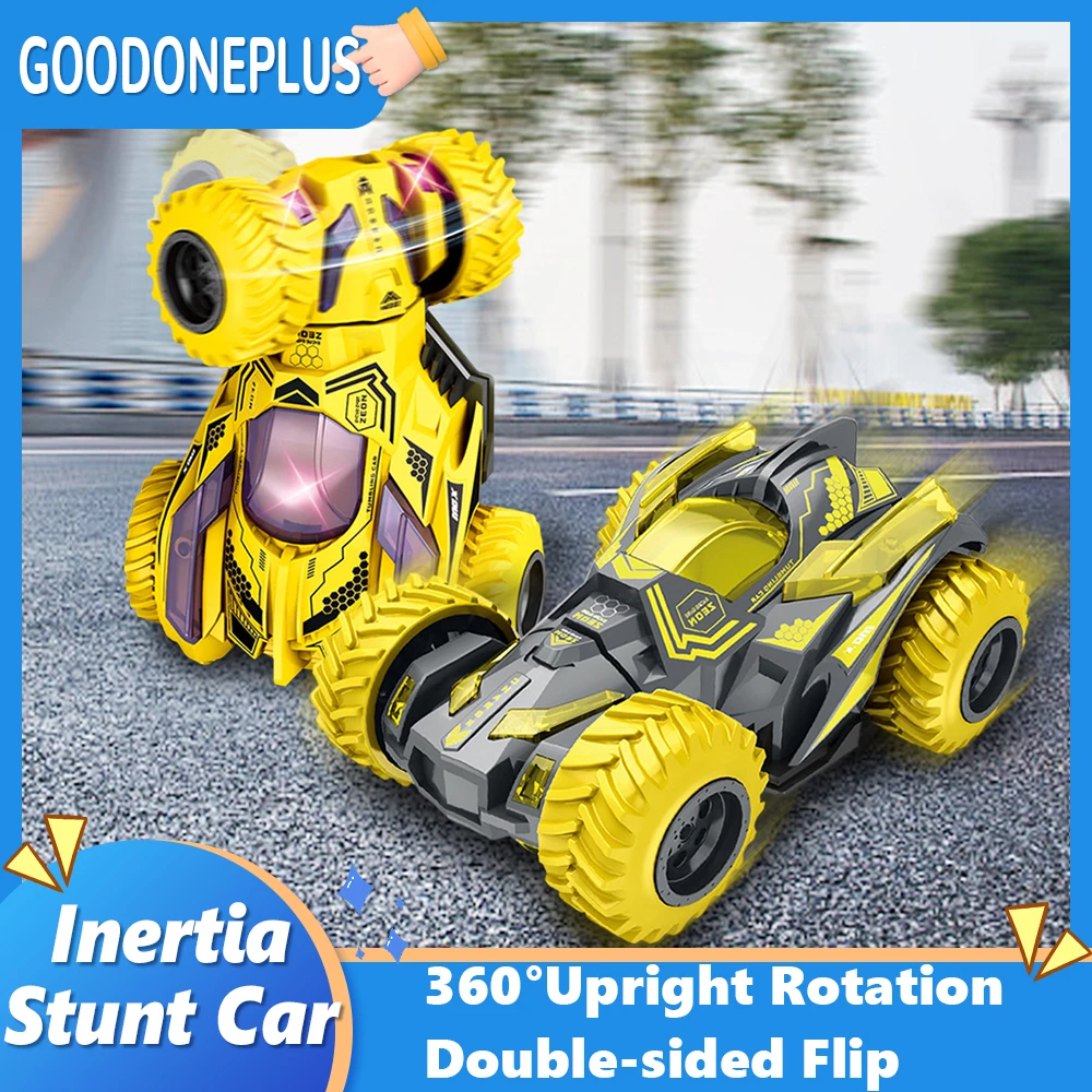 

Twist Stunt Car Inertia Vehicle Double-Sided 360 Degree Upright Rotation Off-Road Plastic Racing Model for Kids Collection