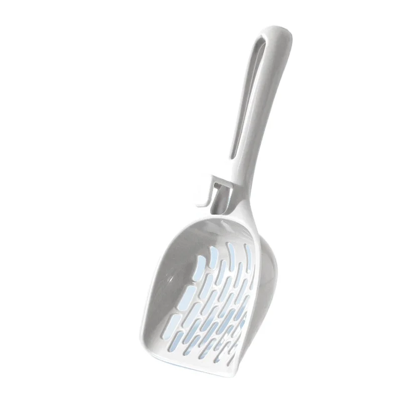 1/2/3pcs Durable Cat Litter Scoop Low Price Strong Plastic Grid Kitty Sand Shovel For Cleaning Pet Litter Box Multi Pack Option_voghion.com