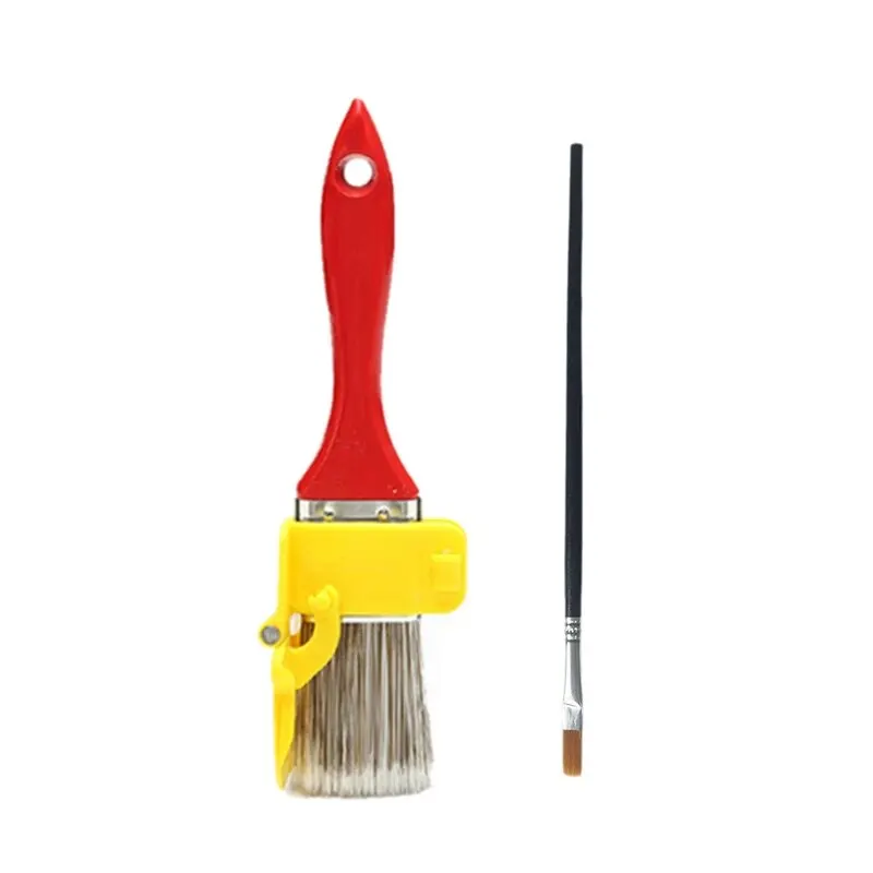 2Pcs/Set Portable Painting Wall Brush Color Separation Paint Brushes Edge Trimming Inner Wall Concealed Corner Brush Hand Tool