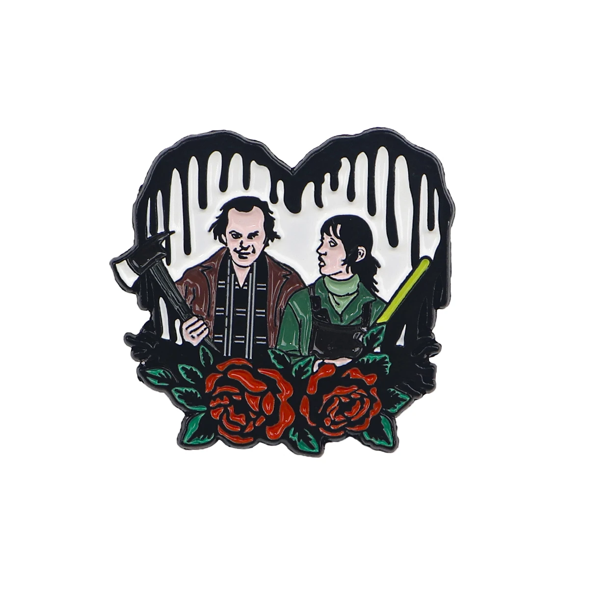 Spooky Enamel Pin Collection: Metal Brooch for Clothing & Accessories