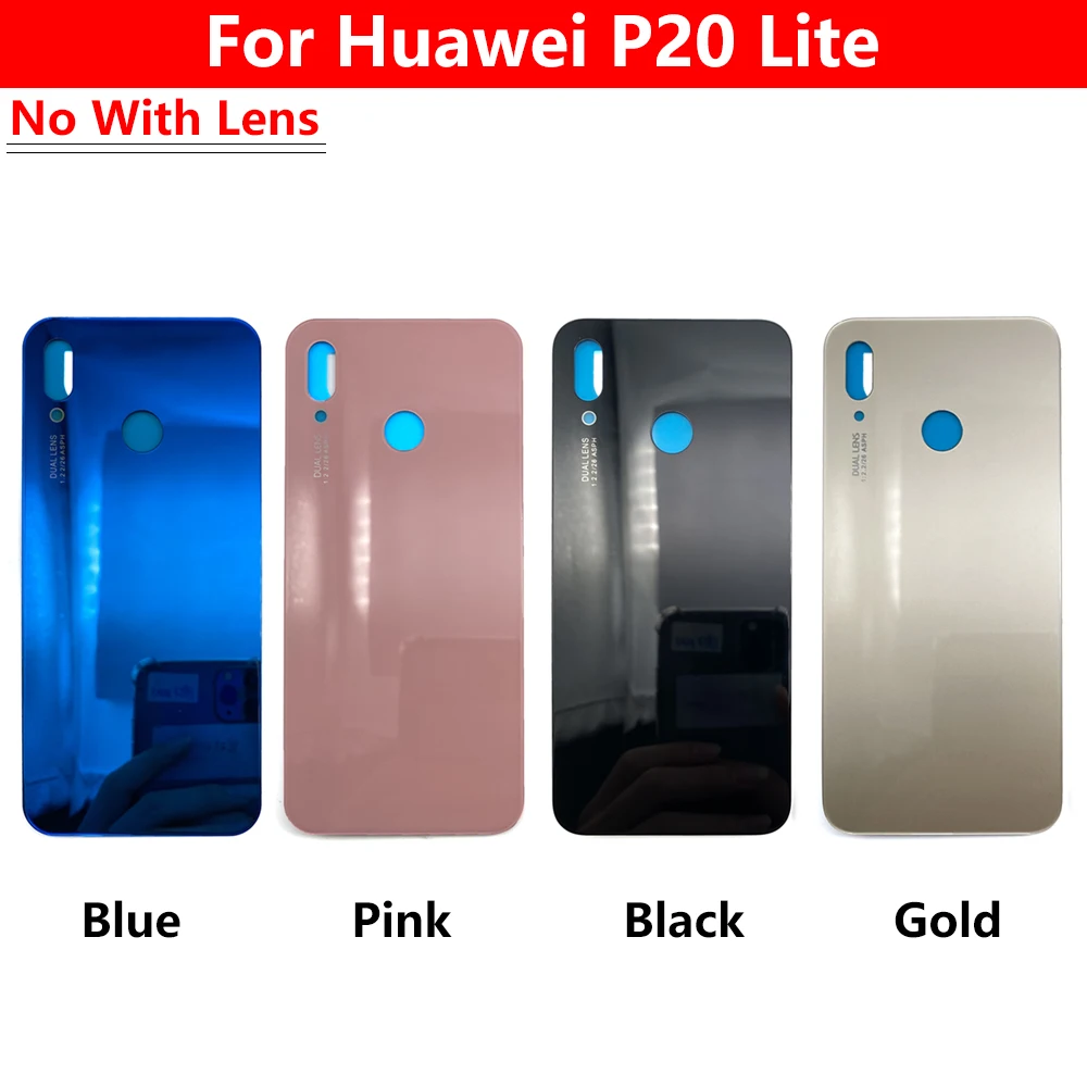 

Back Cover For Huawei P20 Lite Battery Cover Back Glass Panel For Huawei P20 Pro Rear Housing Case Replacement