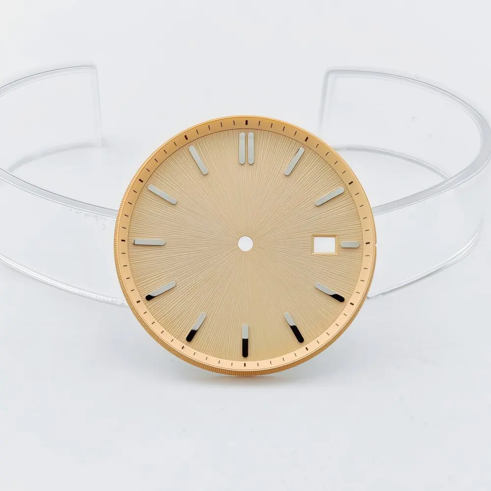 35mm Diameter Date Watch Dial - NO Luminous, Sterile Design, For Watch Crafting & Repairs