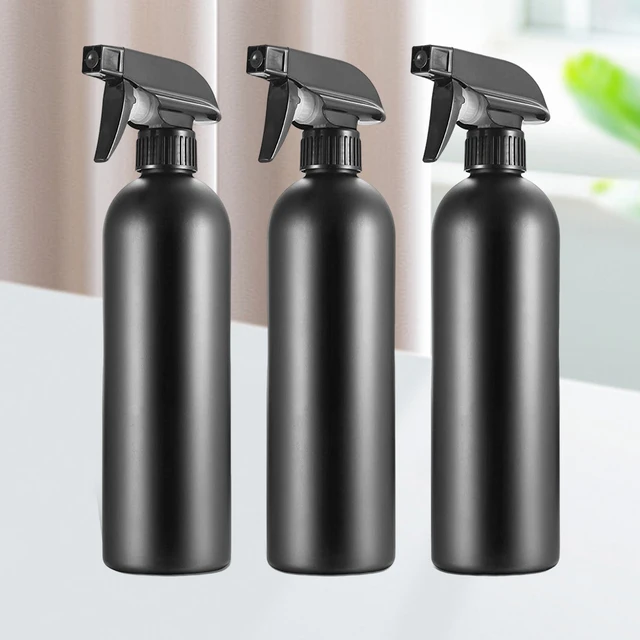 3 Db Spray -Palackok Fekete Parfümös Üveg Üres Szivattyú Permetező Finom Köd Permetezésű Újratölthető Kozmetikumok Vízpermet