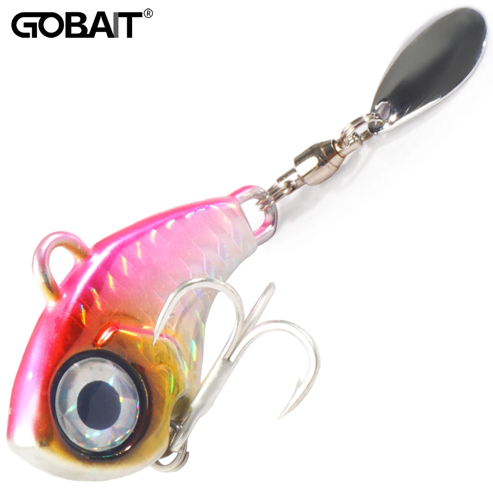 Spinner Köder 10g 20g 30g VIB Löffel Metall Jig Angeln Vibration Tackle Pailletten Klinge Pesca Rotierenden Spinning locken Spinnerbait
