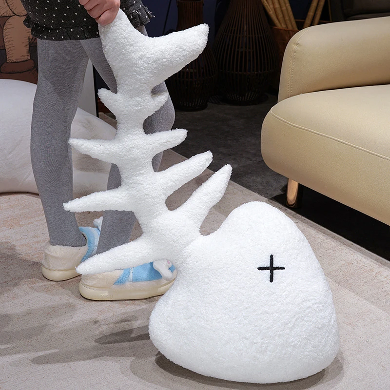 Fish bone plush pillow product image