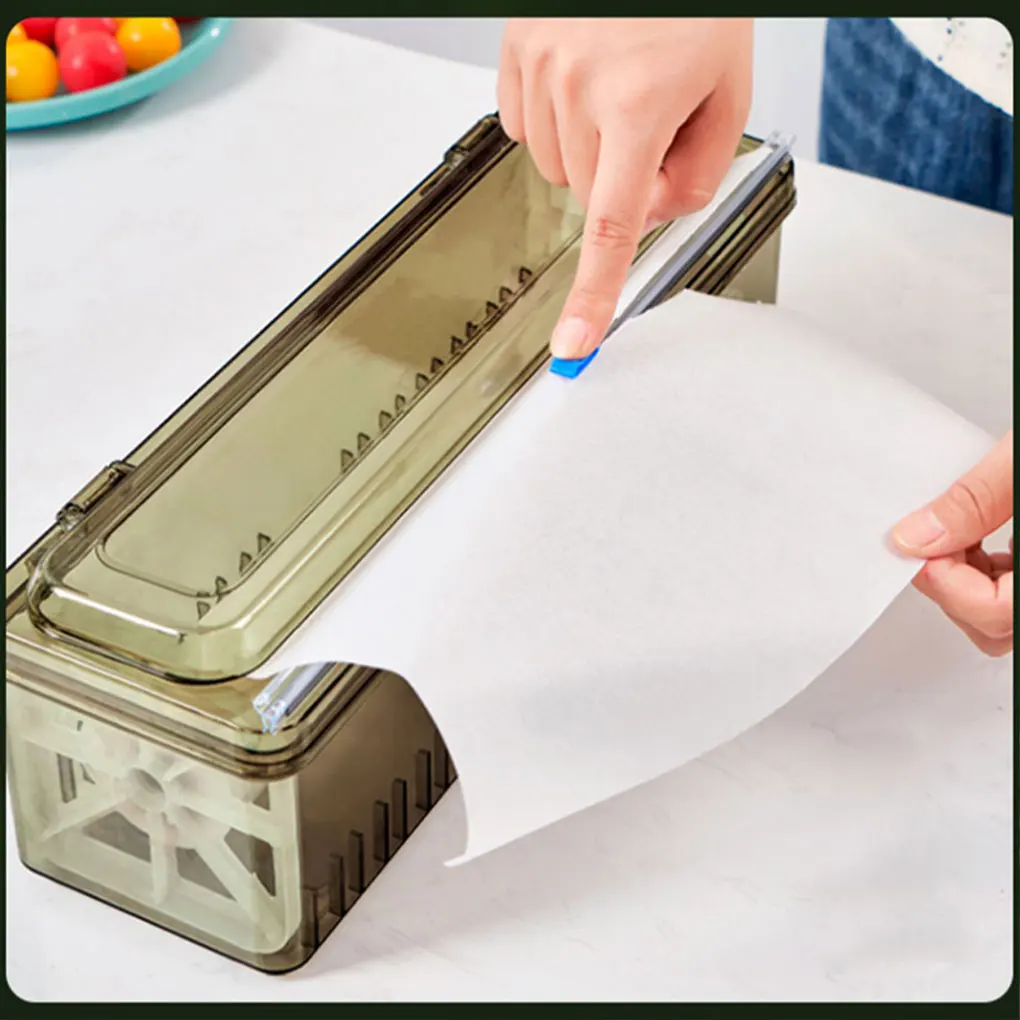 Cling Wrap Dispenser, Food Film Dispenser, Plastic Wrap Cutter, Cling Film Cutter, Kitchen Wrap Dispenser, Plastic Wrap Dispenser
