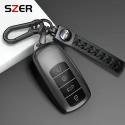 Premium TPU Car Key Case Cover Holder Fob (Grey Set 2)