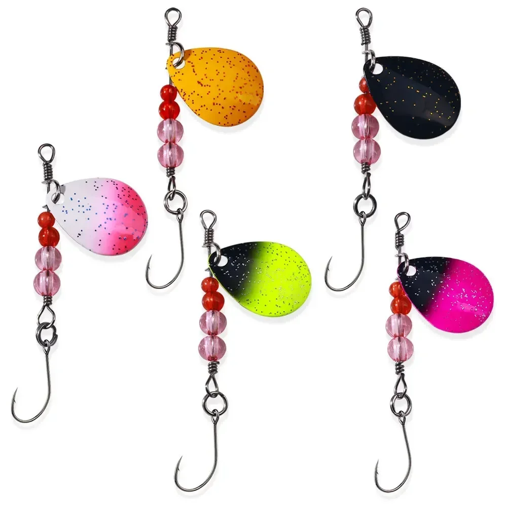 Spoon Lure Set 5pcs/Set Fishing Metal Bait For Lake Sea Carp Bass Wobbler Small Mini Spinner Trout Jig Hard Box Kit Accessories fishing lure