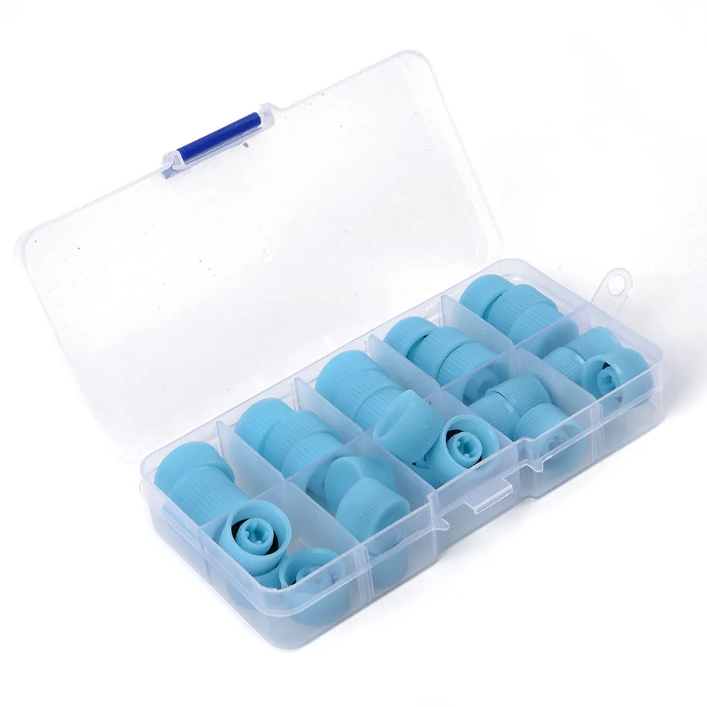 

30 Pcs/Set Auto Air Conditioner Car Dust Cover High Low Cover Car A/C Hoses Fittings Parts Accessories Replacement