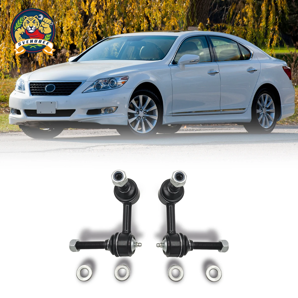 Front Sway Bar End Links 2pcs Set for Lexus LS460 LS600h 2007 2008 2009 2010 2011 2012 2013 2014 2015 Svenubee