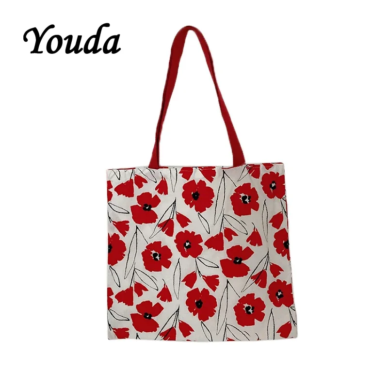 

Youda New Fashion Women's Handbags Classic Shopping Bags Vintage Style Ladies Tote Casual Girls Shoulder Bag Cute Female Handbag