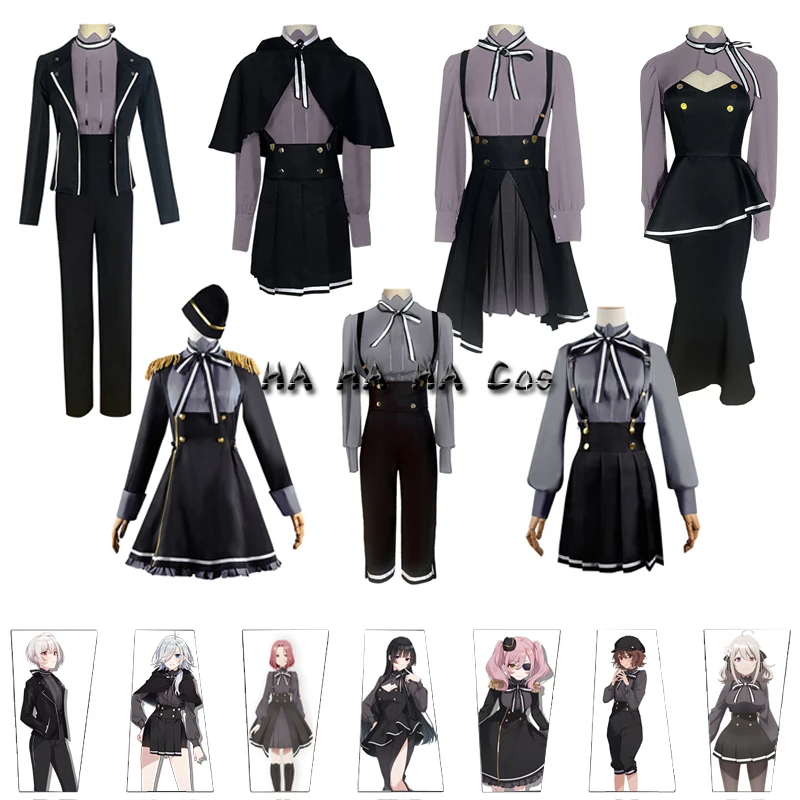 

Anime Spy Classroom Bouga Lily Hanazono Cosplay Costume Spy Room Hyakki School Uniform Manamusume Hyojin Sougen Yumegatari