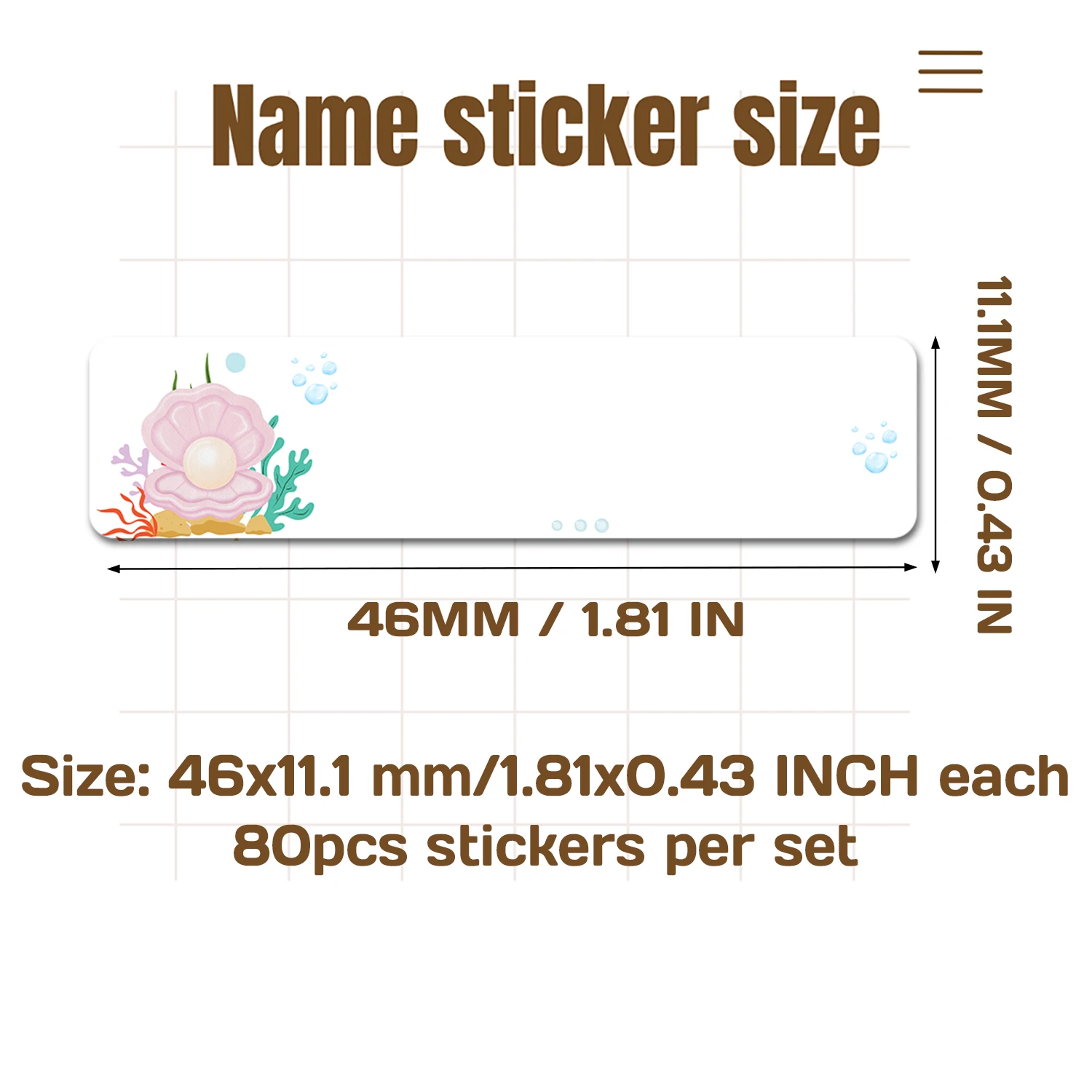 80/160/240개 개인 맞춤형 이름 스티커 방수 라벨 어린이 교사 부모 학교 어린이집 - 머슬