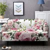 Stretch Slipcovers 1/2/3/4 Seat Peony Print Sectional Elastic Sofa Cover For Living Room L Shape Anti-slip Couch Covers 3