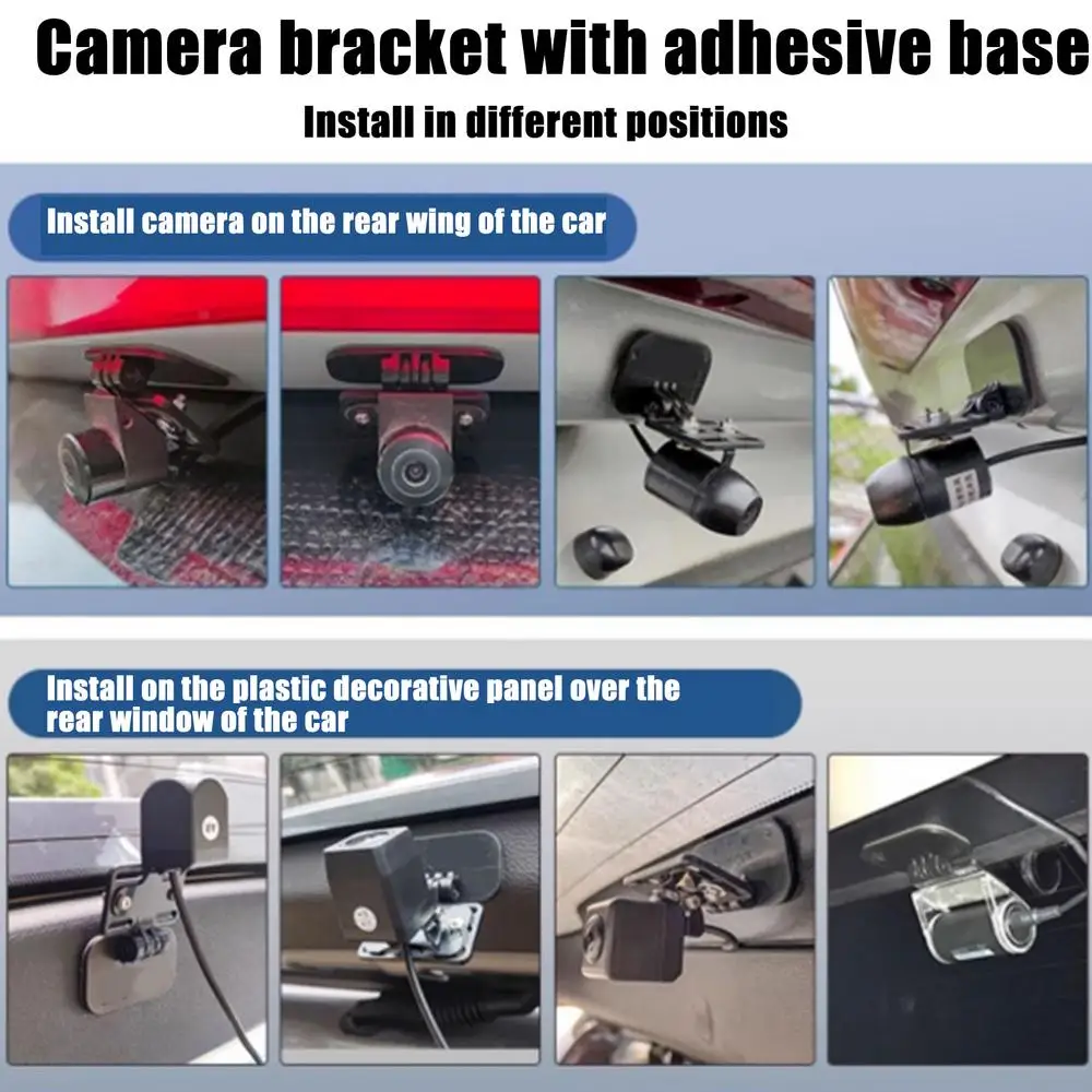 Car Rear Camera Holder Easy To Install Driving Parking Rear Windshield Backup Camera Bracket For Car Rear Cameras
