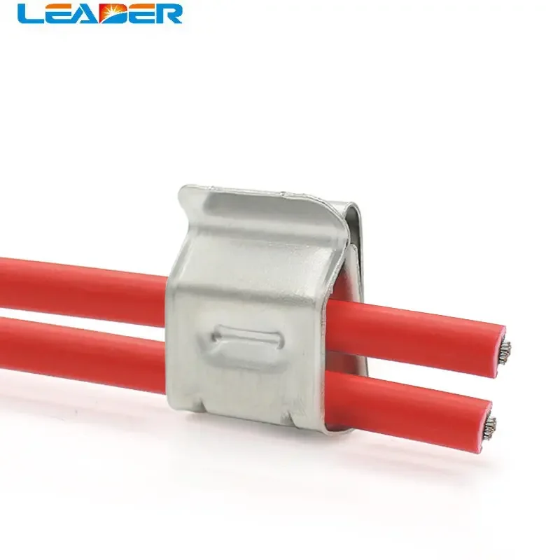 

LEADER SOLAR 1000 Pec Stainless Steel Solar Cable Clips Cable Clamp for 4mm2 6mm2 Cables 12awg 10WAG PV Solar Cable Wire
