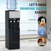3-in-1 Water Dispenser Hot Cold Ice Maker 27LBS Daily Child Safety Lock High Efficiency Silent Operation 4