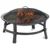 WAD15121MT Brushed Copper Wood Burning Outdoor Firebowl for Patio and Garden Use Elegant Decorative Fireplace with Durable Meta 5