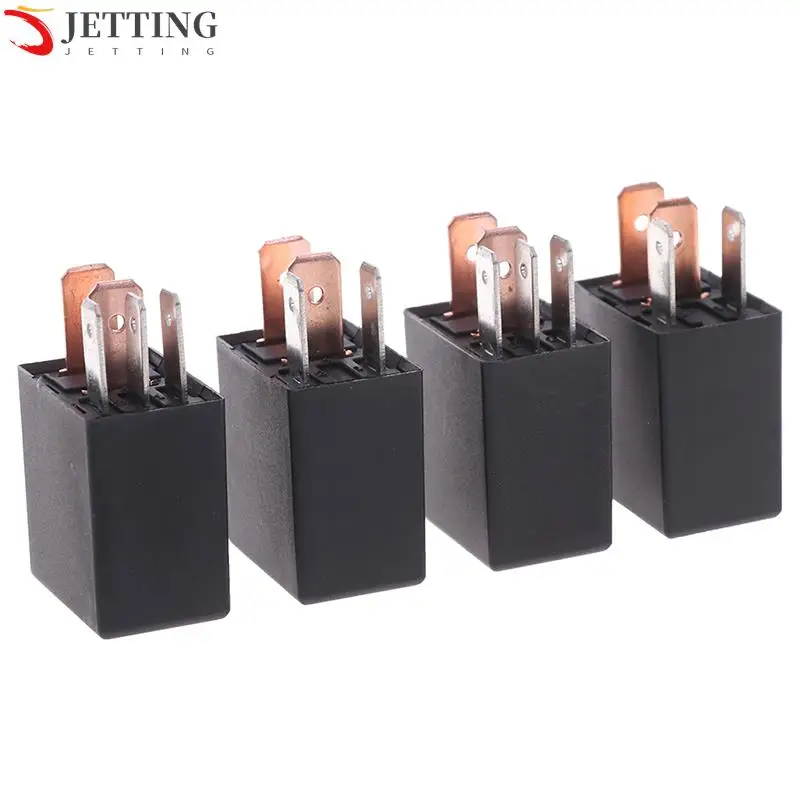 

Горячая Распродажа 1 шт. 12 В 24 в 40 а номинальный ток 1NO 1NC SPDT 4/5 контактов автомобильное реле сигнализации