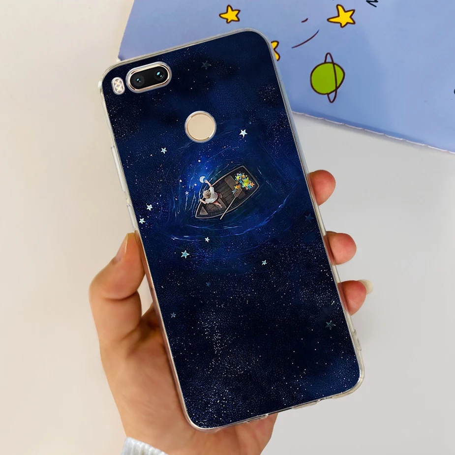 Stylish Painted Clear Silicone Soft Case - Fashionable Protection